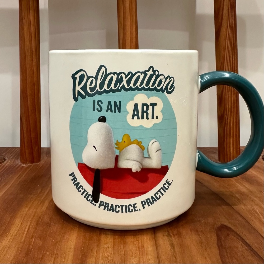 The Peanuts Movie Relaxation is an ART Mug Cup Hallmark 2015